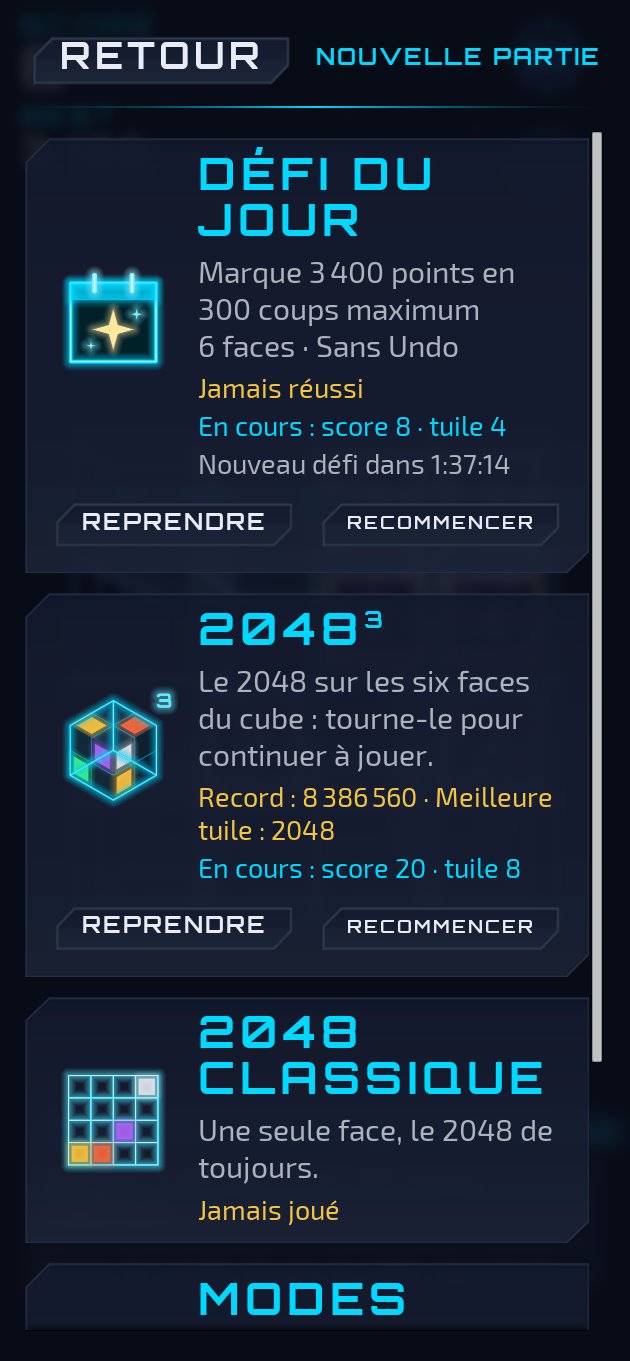 Six façons de jouer.